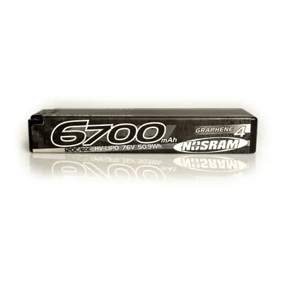 HV ULTRA LCG Modified GRAPHENE-4 6700mAh Hardcase Akku - 7.6V LiPo - 135C/65C