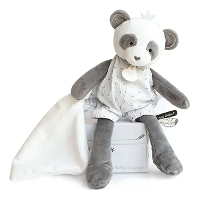 Doudou Dárková - plyšová panda s dečkou 28 cm