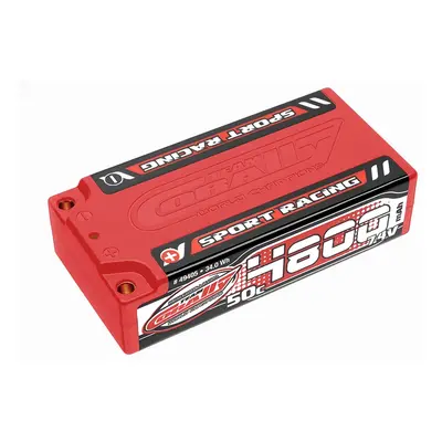 Sport Racing 50C LiPo Shorty Hardcase-4800mAh-7.4V-4mm Bullit (35,5Wh)