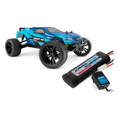 RC auto KAVAN GRT-10 Lightning 2,4 GHz 4WD Truggy 1:10, modrá