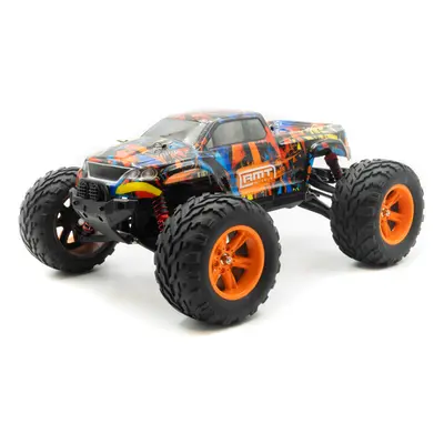 RC auto RMT Dominator Monster, oranžová + náhradní baterie