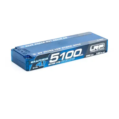 HV LCG ULTRA Stock Spec GRAPHENE-4.1 5100mAh Hardcase Akku - 7.6V LiPo - 135C/65C