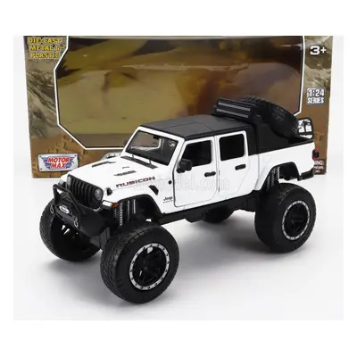 Motor-max Jeep Gladiator Pick-up Rubicon 2021 1:27 Bílá