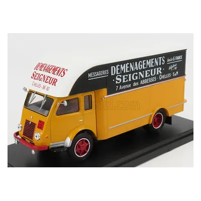 Edicola Renault 2.5t. Truck Van Fourgon Demenagement Seigneur 1955 1:43 Žlutá Černá