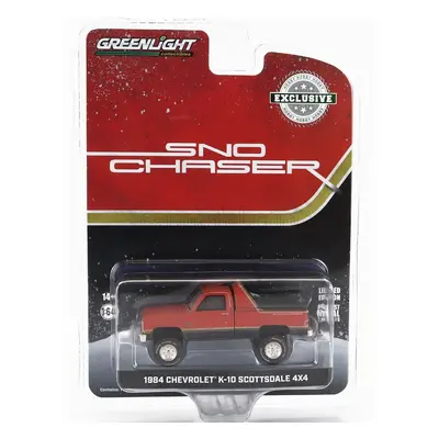 Greenlight Chevrolet K-10 Pick-up Scottsdale 4x4 1984 1:64 Orange