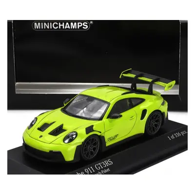 Minichamps Porsche 911 992 Gt3 Rs Coupe 2023 - Black Wheels 1:43 Kyselá Zelená Černá