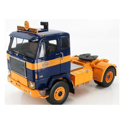 Mcg Volvo F88 Tractor Truck 2-assi Asg 1971 1:18 Žlutá Modrá