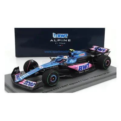 Spark-model Alpine F1 A523 Team Bwt Alpine N 10 7th Monaco Gp 2023 Pierre Gasly 1:43 Modrá Čern