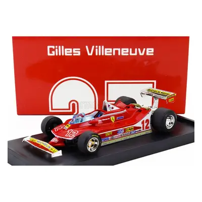 Brumm Ferrari F1 312t4 N 12 2nd Gp French Gp 1979 Gilles Villeneuve 1:43 Red