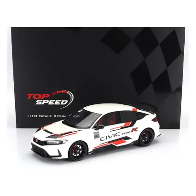 Truescale Honda Civic Type-r 2023 1:18 Bílá Červená