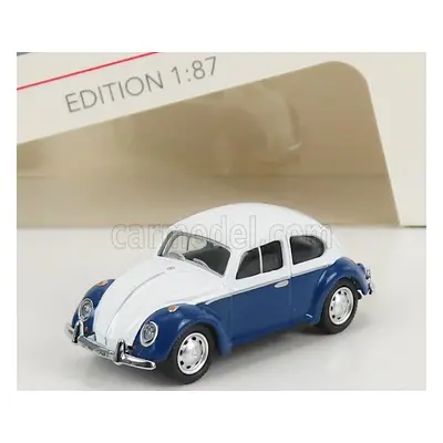 Schuco Volkswagen Beetle Kafer Maggiolino 1955 1:87 Bílá Modrá