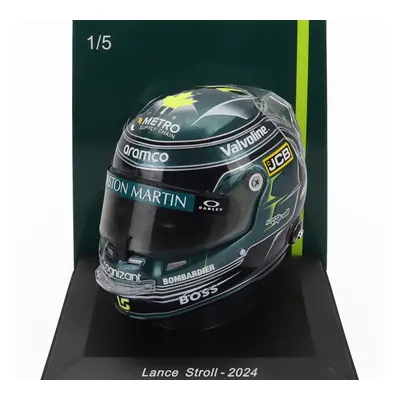 Spark-model Bell helmet Casco Helmet F1 Lance Stroll Team Aston Martin Aramco Cognizant N 18 Sea