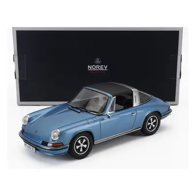 Norev Porsche 911s 2.4 Targa 1973 1:18 Blue Met