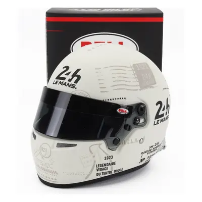 Mini helmet Bell helmet Casco Helmet Hp7 Tribute 24h Le Mans 1:2 Bílá