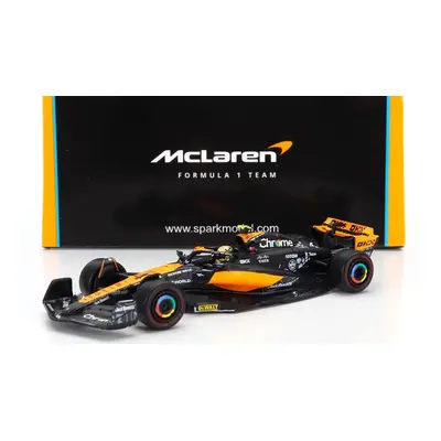 Spark-model Mclaren F1 Mcl60 Team Mclaren N 4 Las Vegas Gp 2023 Lando Norris 1:64 Oranžová Modr