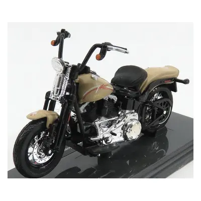 Maisto Harley davidson Flstsb Cross Bones 2008 1:18 Beige