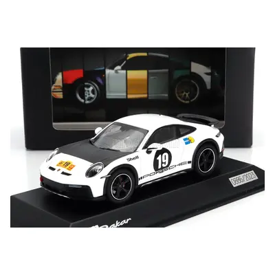 Spark-model Porsche 911 992 N 19 Rally Dakar (livery 1971) Coupe 2023 1:43 Bílá Černá