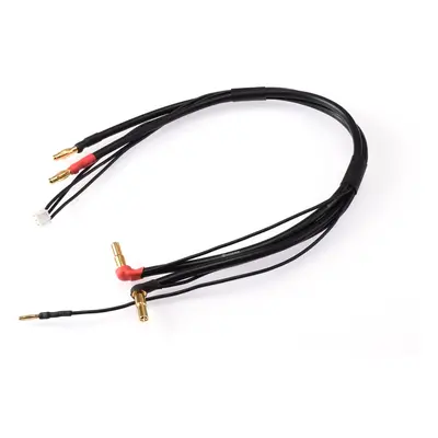 2S černý nabíjecí kabel G4/G5 - dlouhý 30cm - (4mm, 3-pin XH)