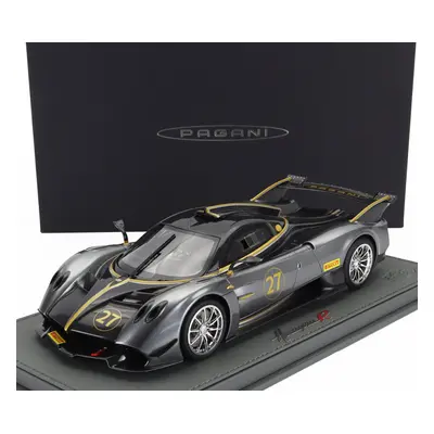 Bbr-models Pagani Huayra R N 27 2021 - Con Vetrina - With Showcase 1:18 2 Tóny Šedé Met