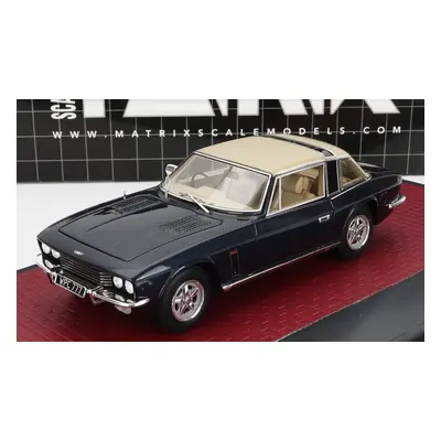 Matrix scale models Jensen Interceptor Siii Coupe 1975 1:43 Modrá Bílá