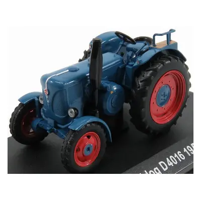 Edicola Lanz Bulldog D4016 Tractor 1957 - Con Vetrina - With Showcase 1:43 Modrá Červená