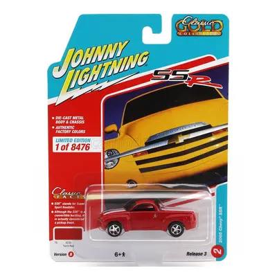 Johnny lightning Chevrolet Ssr Pick-up 2005 1:64 Červená Bílá