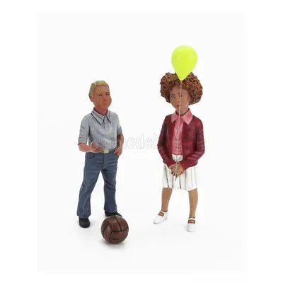 Le mans miniatures Figures Set 2x Bambini Con Palloncini - Children With Balloon Tessa & Nils 1: