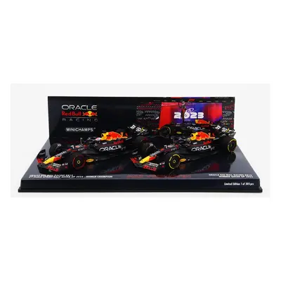 Minichamps Red bull Set 2x F1 Rb19 Team Oracle Red Bull Racing N 1 World Champion 2nd Sprint Ra