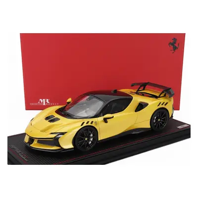 Mr-models Ferrari Sf90 Xx Stradale 2024 - Con Vetrina - With Showcase 1:18 Giallo Tristrato - Žl