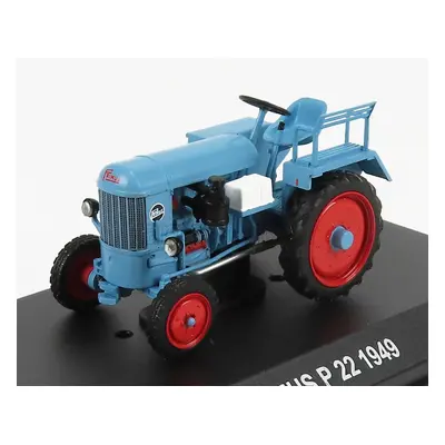 Edicola Primus P22 Tractor 1949 - Con Vetrina - With Showcase 1:43 Světle Modrá