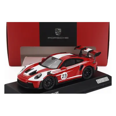 Spark-model Porsche 911 992 Gt3 Rs N 23 Coupe Salzburg Livery 2023 1:43 Červená Bílá