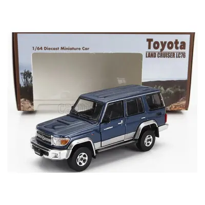 Bm-creations Toyota Land Cruiser Lc76 2014 1:64 Modrá Stříbrná