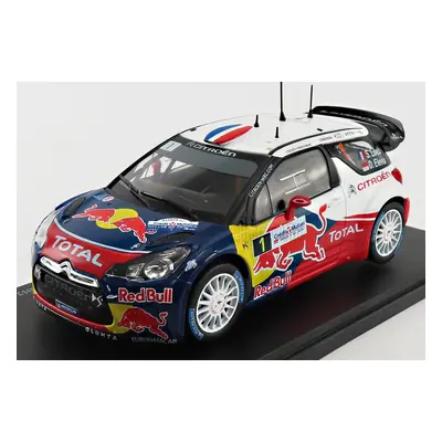 Edicola Citroen Ds3 Wrc Redbull Total N 1 Rally D'alsace 2012 S.loeb - D.elena 1:24 Modrá Bílá Č