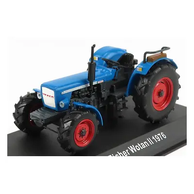 Edicola Eicher Wotan Ii Tractor 1976 - Con Vetrina - With Showcase 1:43 Modrá Červená