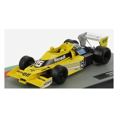 Edicola Renault F1 Rs01 N 15 Season 1977 Jean Pierre Jabouille 1:43 Žlutá Černá