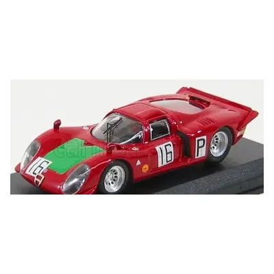 Best-model Alfa romeo 33.2 N 16 Nurburgring 1968 Giunti - Galli 1:43 Červená Zelená