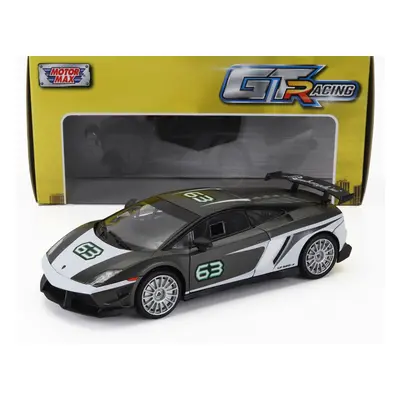 Motor-max Lamborghini Gallardo Lp560-4 N 63 Super Trofeo 2011 1:24 Šedá Bílá