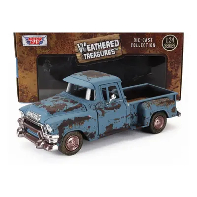 Motor-max GMC Chevy 3100 Pick-up Weathered Treasure 1955 1:24 Ruggine - Rust