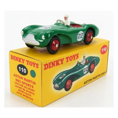 Edicola Aston martin Db3 Sports Spider N 22 Racing 1950 1:43 Zelená