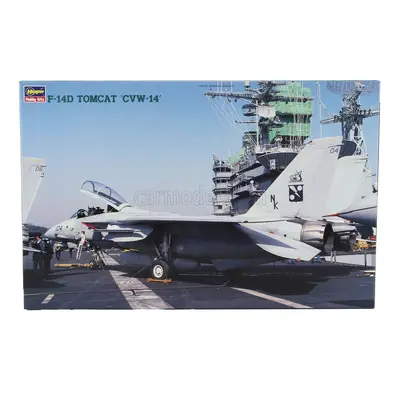 Hasegawa Grumman F-14d Tomcat Cvw-14 Military Airplane 1974 1:48 /