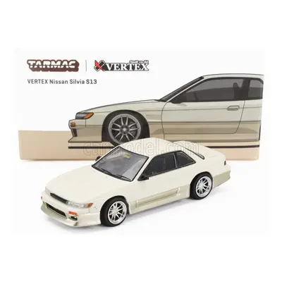 Tarmac Nissan Silvia (s13) Vertex 1989 1:64 Bílá