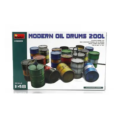 Miniart Accessories Modern Oil Drums 200l 1:48 /