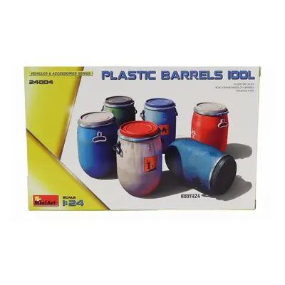 Miniart Accessories Plastic Barrels Oil 1:24 /