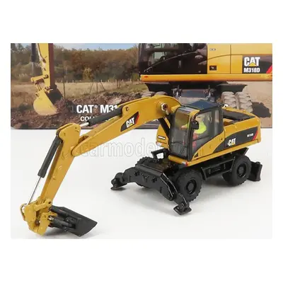 Dm-models Caterpillar Catm318d Kolový bagr 1:87, žlutá