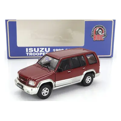 Bm-creations Isuzu Trooper Big Horn 1998 1:64 Červená Stříbrná