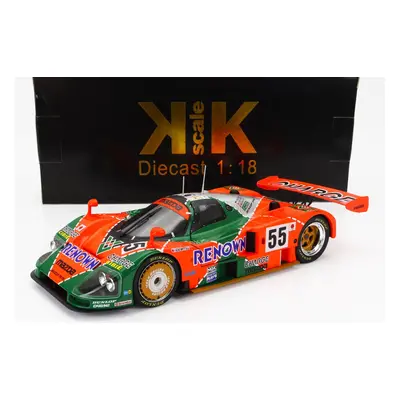 Kk-scale Mazda 787b 2.6l Team Mazdaspeed Co. Ltd. N 55 1:18, oranžovozelená