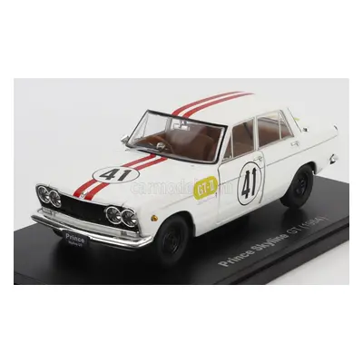 Edicola Prince Skyline Gt N 41 Racing 1964 1:24 Bílá Červená