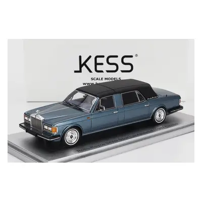 Kess-model Rolls royce Silver Spur Landaulette Semicovertible Closed 1987 1:43 Modrá Met Černá