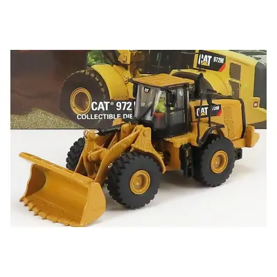 Dm-models Caterpillar Cat972m Ruspa Gommata - Scraper Tractor Wheel Loader 1:87 Žlutá Černá