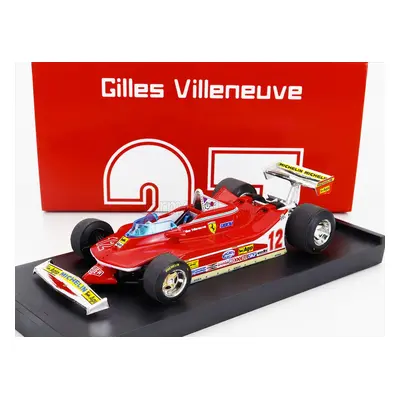 Brumm Ferrari F1 312t4 N 12 Winner Usa Ovest Gp 1979 Gilles Villeneuve 1:43 Red